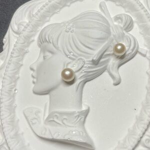 S925 Freshwater Pearl Stud Earrings